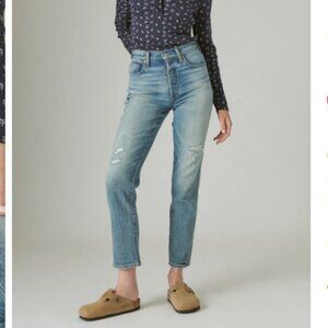 Lucky Brand Drew High Rise Mom jean, size 2/26